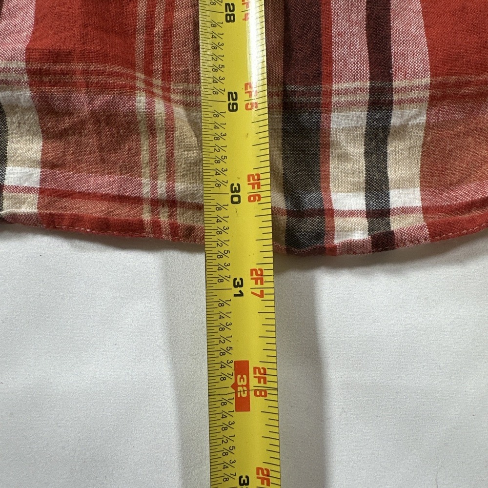 Pendleton Seaside Short Sleeve Shirt Mens Large Plaid Multicolor M Button Down - Picture 6 of 7